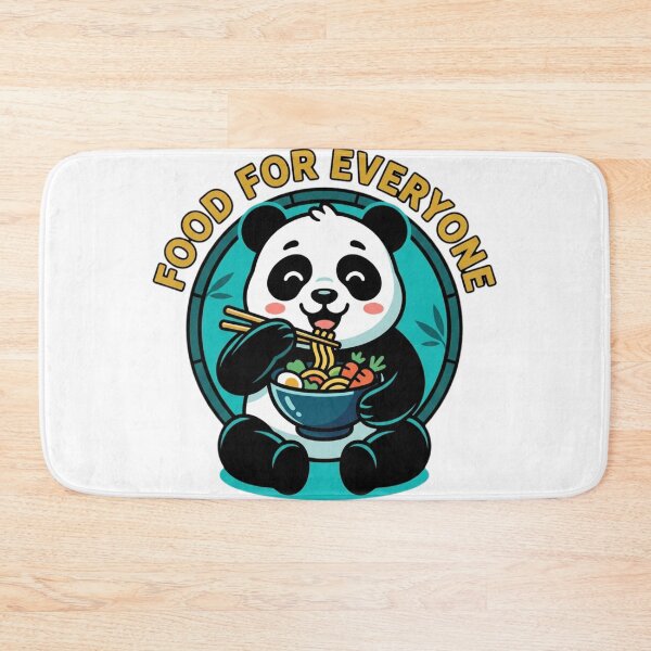 Item preview, Food For Everyone Panda Ramen Shirt Cute Panda Foodie Gift World Food Day Noodle Tee designed and sold by Sky-bully.
