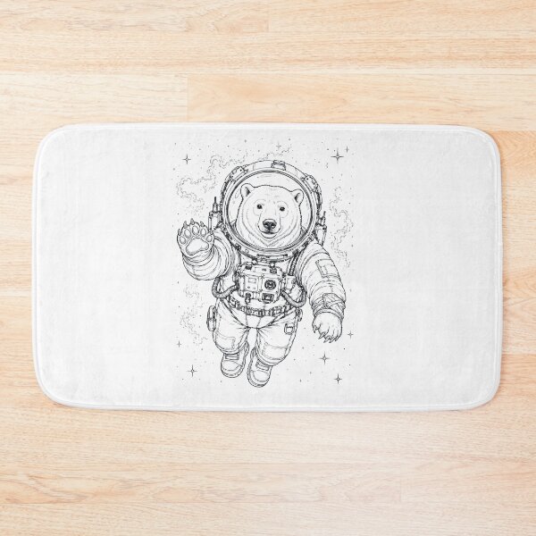 Item preview, Vintage Polar Bear Astronaut Animal Lover designed and sold by TerryConnells.