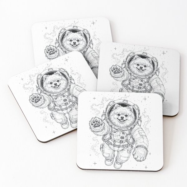 Item preview, Vintage Pomeranian Astronaut Dog Dad Mom Lover designed and sold by TerryConnells.