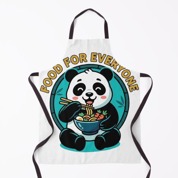Item preview, Food For Everyone Panda Ramen Shirt Cute Panda Foodie Gift World Food Day Noodle Tee designed and sold by Sky-bully.