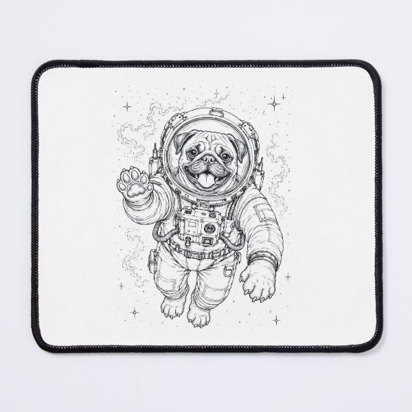 Item preview, Vintage Pug Astronaut Dog Dad Mom Lover designed and sold by TerryConnells.