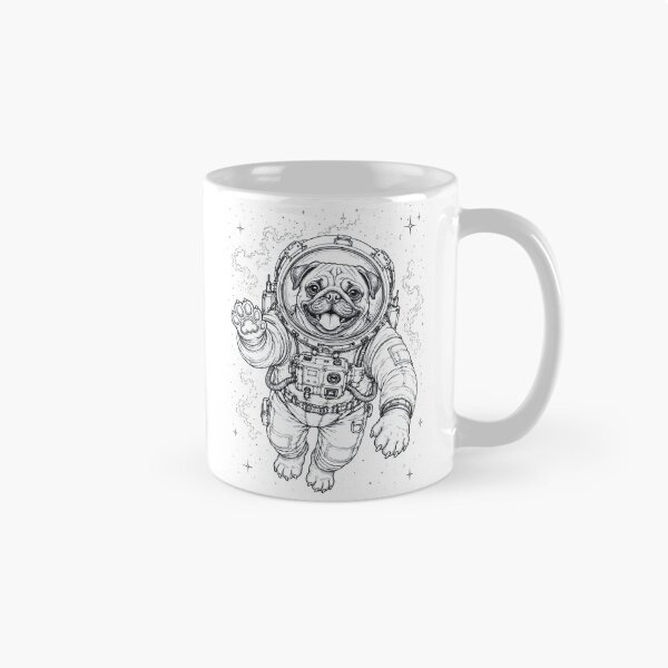 Item preview, Vintage Pug Astronaut Dog Dad Mom Lover designed and sold by TerryConnells.