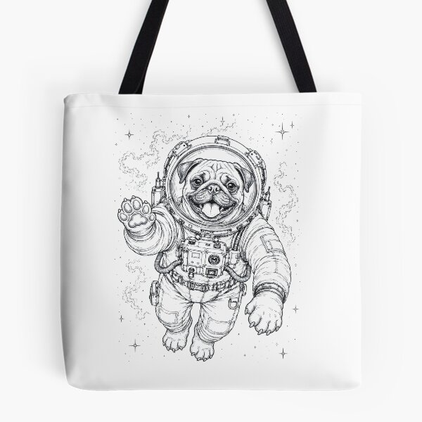 Item preview, Vintage Pug Astronaut Dog Dad Mom Lover designed and sold by TerryConnells.