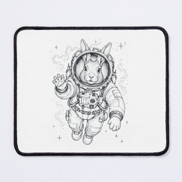Item preview, Vintage Rabbit Astronaut Animal Lover designed and sold by TerryConnells.