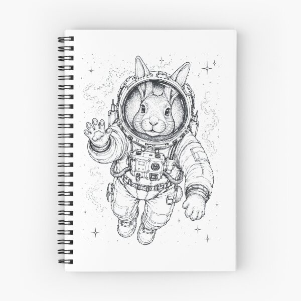 Item preview, Vintage Rabbit Astronaut Animal Lover designed and sold by TerryConnells.