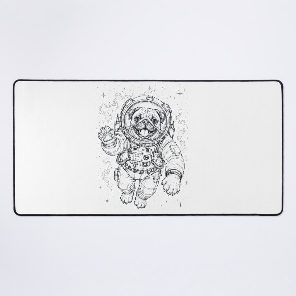 Item preview, Vintage Pug Astronaut Dog Dad Mom Lover designed and sold by TerryConnells.