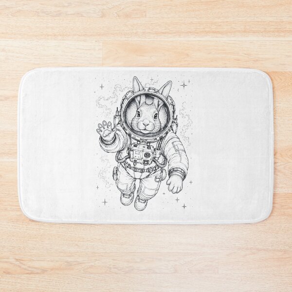 Item preview, Vintage Rabbit Astronaut Animal Lover designed and sold by TerryConnells.