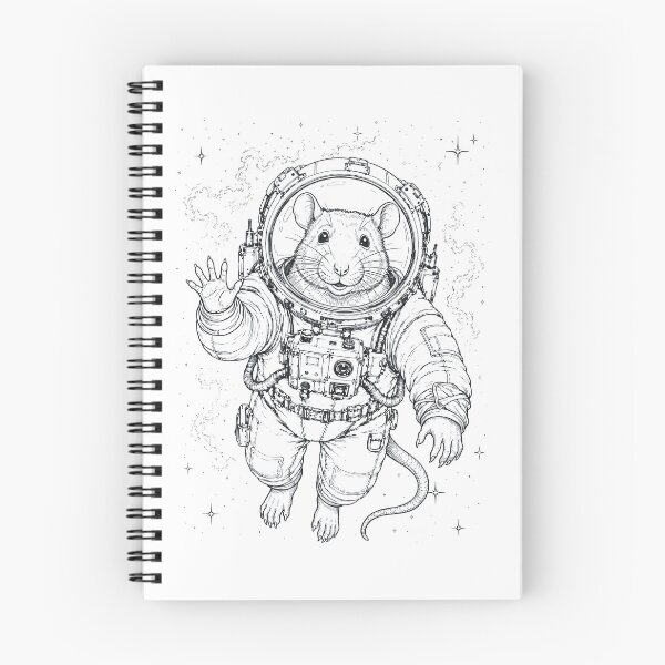 Item preview, Vintage Rat Astronaut Animal Lover designed and sold by TerryConnells.