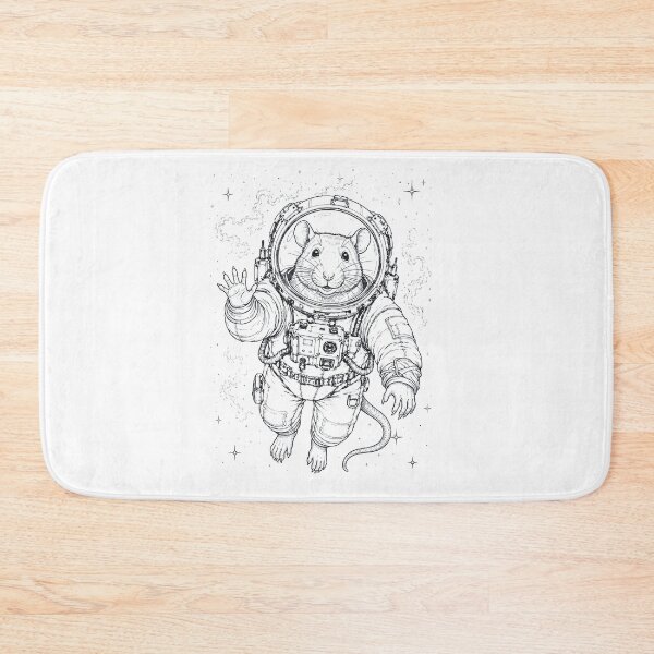 Item preview, Vintage Rat Astronaut Animal Lover designed and sold by TerryConnells.