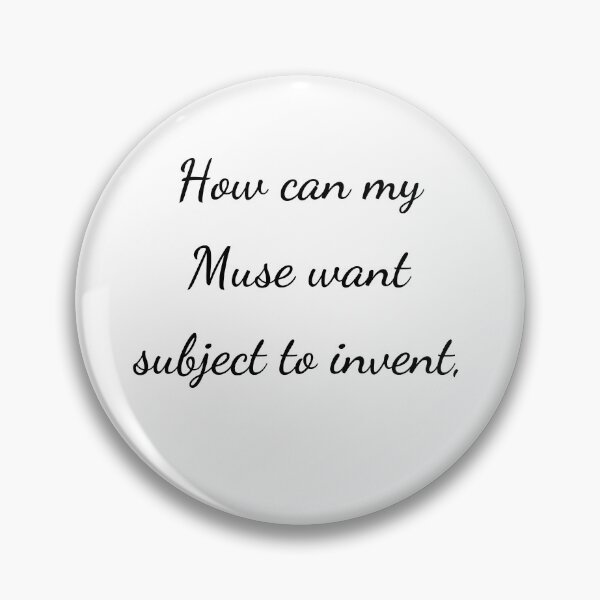 Item preview, "How can my Muse want subject to invent," - handwriting black designed and sold by ariksworld.