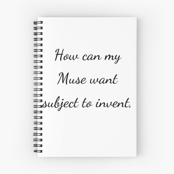 Item preview, "How can my Muse want subject to invent," - handwriting black designed and sold by ariksworld.
