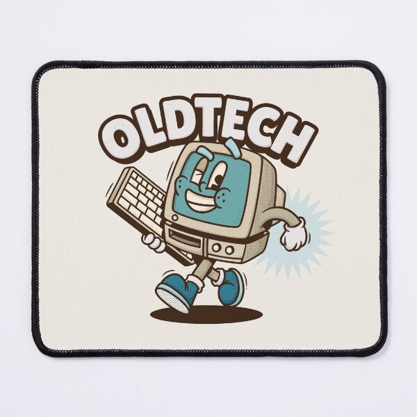 Item preview, Old Tech Retro Computer Cartoon Character Vintage PC Funny Nostalgia Art designed and sold by DERA RAY.