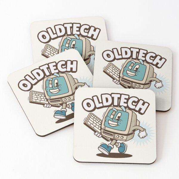 Item preview, Old Tech Retro Computer Cartoon Character Vintage PC Funny Nostalgia Art designed and sold by DERA RAY.