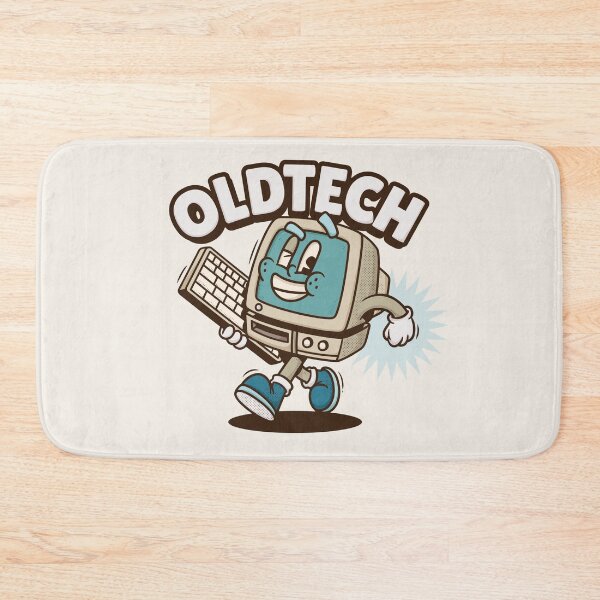 Item preview, Old Tech Retro Computer Cartoon Character Vintage PC Funny Nostalgia Art designed and sold by DERA RAY.