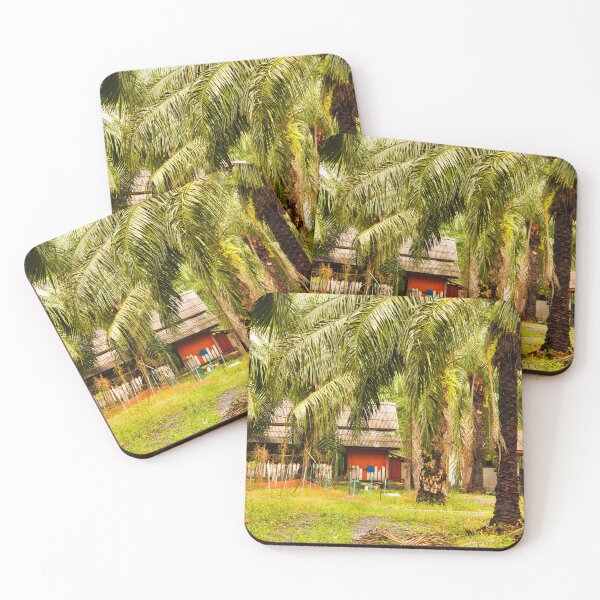 Item preview, Tropical Palm Trees and Rural Thai House designed and sold by photoart1854.
