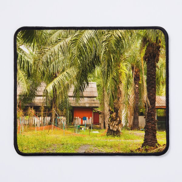 Item preview, Tropical Palm Trees and Rural Thai House designed and sold by photoart1854.
