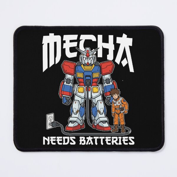 Item preview, ANIME - MECHA NEEDS BATTERIES designed and sold by KEF Custom.