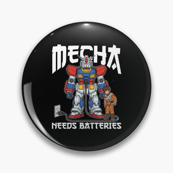 Item preview, ANIME - MECHA NEEDS BATTERIES designed and sold by KEF Custom.