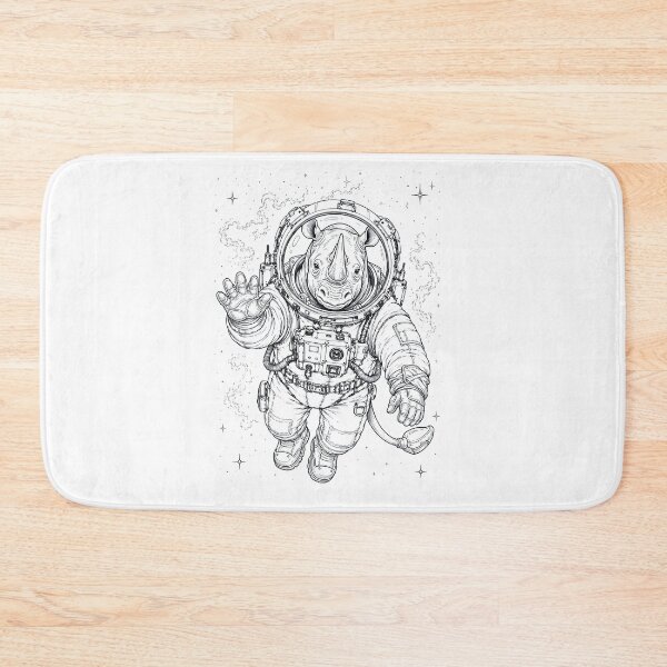 Item preview, Vintage Rhino Astronaut Animal Lover designed and sold by TerryConnells.