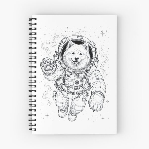 Item preview, Vintage Samoyed Astronaut Dog Dad Mom Lover designed and sold by TerryConnells.
