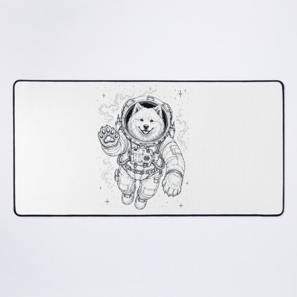 Item preview, Vintage Samoyed Astronaut Dog Dad Mom Lover designed and sold by TerryConnells.