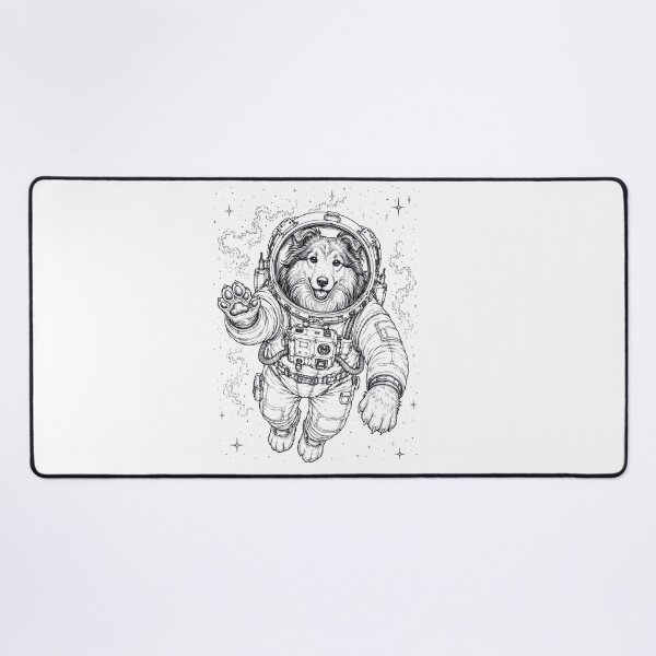Item preview, Vintage Shetland Sheepdog Astronaut Dog Dad Mom Lover designed and sold by TerryConnells.
