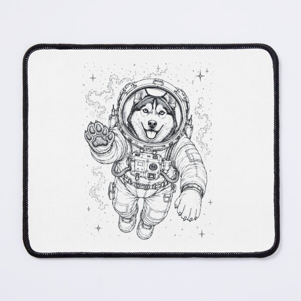 Item preview, Vintage Siberian Husky Astronaut Dog Dad Mom Lover designed and sold by TerryConnells.