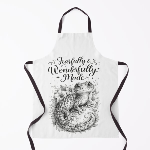 Item preview, Fearfully and Wonderfully Made Gecko Shirt | Christian Reptile Lover Gift | Cute Gecko Floral Tee | Faith-Based Animal Shirt | Cottagecore Reptile Art designed and sold by Ashes to Artistry.