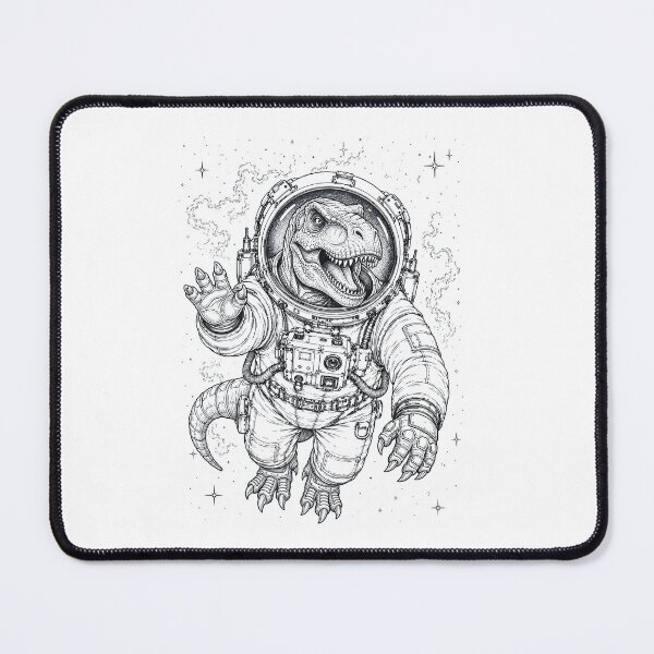 Item preview, Vintage T Rex Dinosaur Astronaut Animal Lover designed and sold by TerryConnells.