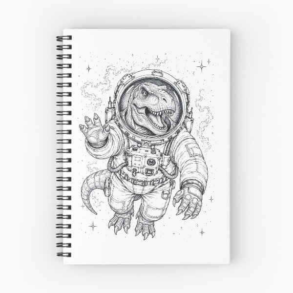 Item preview, Vintage T Rex Dinosaur Astronaut Animal Lover designed and sold by TerryConnells.