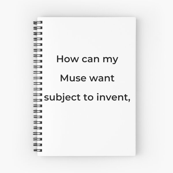 Item preview, "How can my Muse want subject to invent," - print black designed and sold by ariksworld.