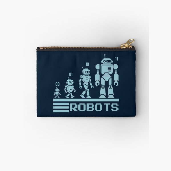 Item preview, 01 10 11 Binary Code Robots Coder Software Engineer designed and sold by SchlossInspire.