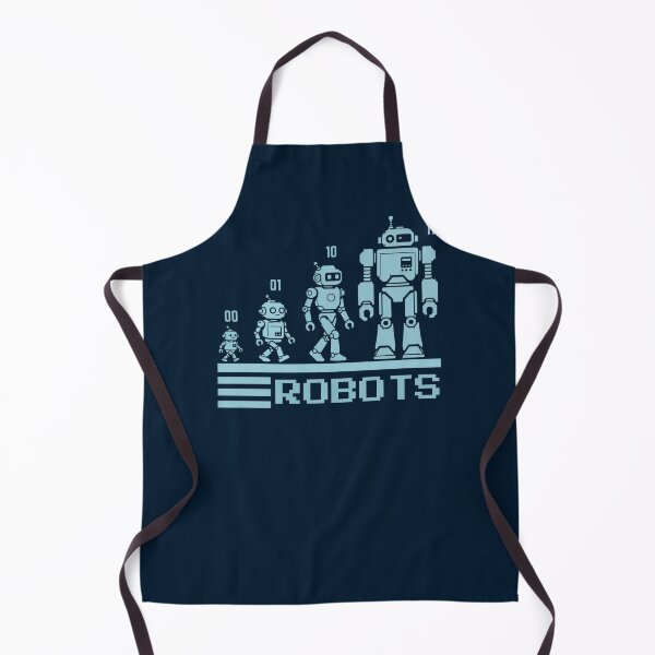 Item preview, 01 10 11 Binary Code Robots Coder Software Engineer designed and sold by SchlossInspire.