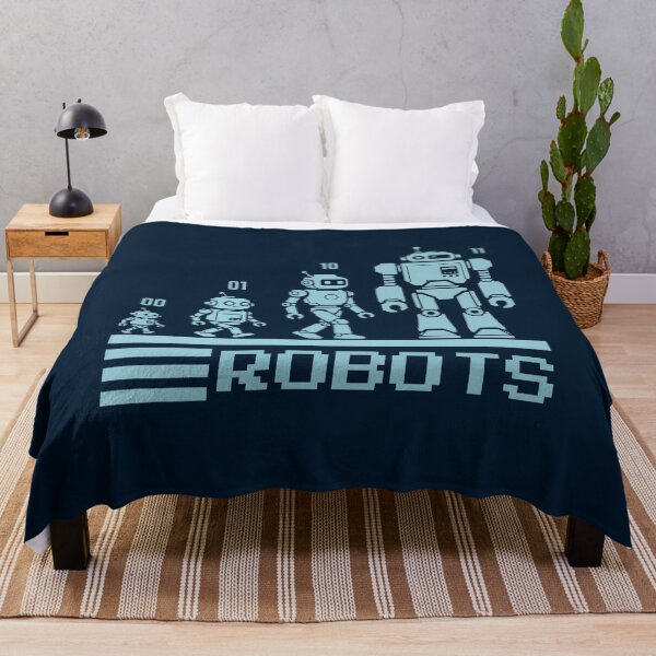 Item preview, 01 10 11 Binary Code Robots Coder Software Engineer designed and sold by SchlossInspire.