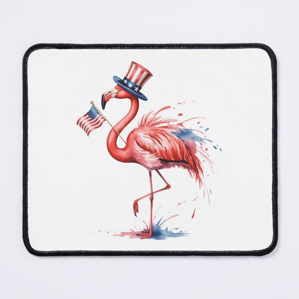 Item preview, Patriotic Flamingo American Flag USA 4th Of July Animal designed and sold by TyraYoung.