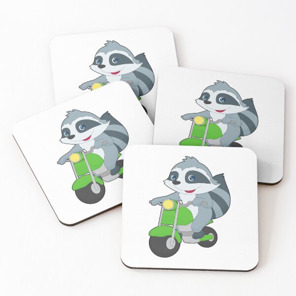 Item preview, Raccoon Scooter designed and sold by Snabdesign84.