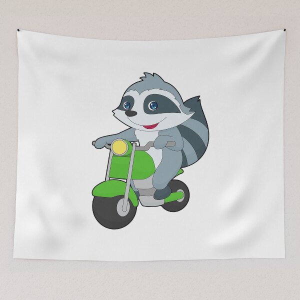 Item preview, Raccoon Scooter designed and sold by Snabdesign84.