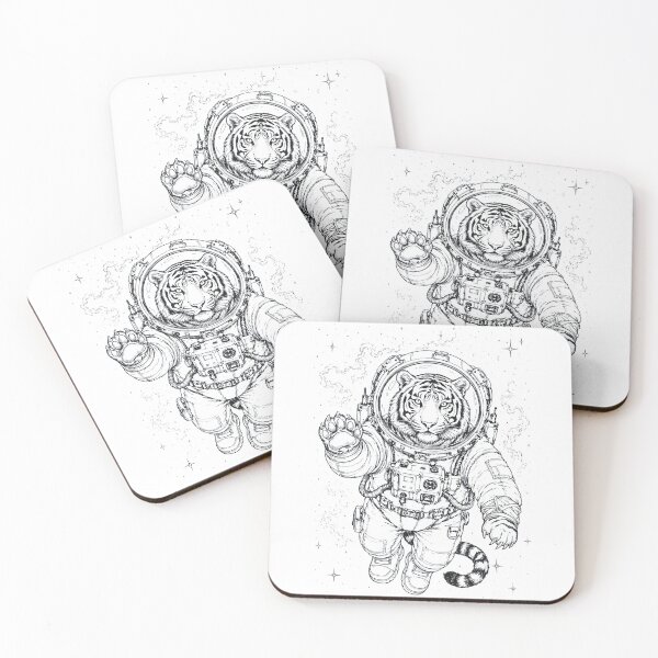 Item preview, Vintage Tiger Astronaut Animal Lover designed and sold by TerryConnells.