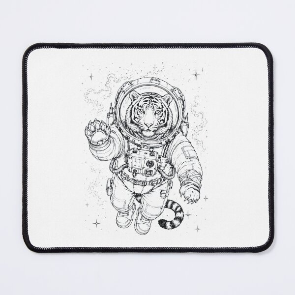 Item preview, Vintage Tiger Astronaut Animal Lover designed and sold by TerryConnells.
