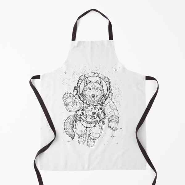 Item preview, Vintage Wolf Astronaut Animal Lover designed and sold by TerryConnells.