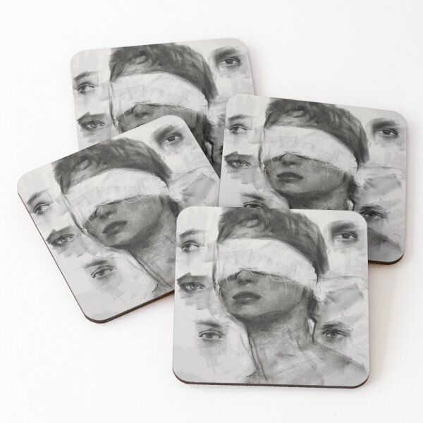 Item preview, Blindfolded Faces designed and sold by ShellyUmberger.