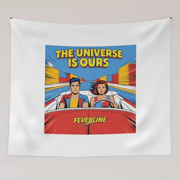 Item preview, Feverline Band Music Duo Retro Album Pop Art Genre Fusion designed and sold by w1ckerman.