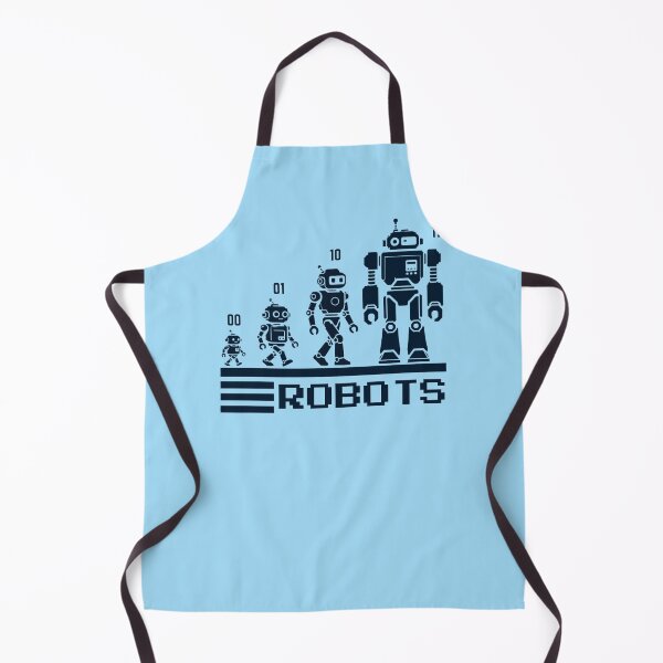 Item preview, 01 10 11 Binary Code Robots Coder Software Engineer designed and sold by SchlossInspire.