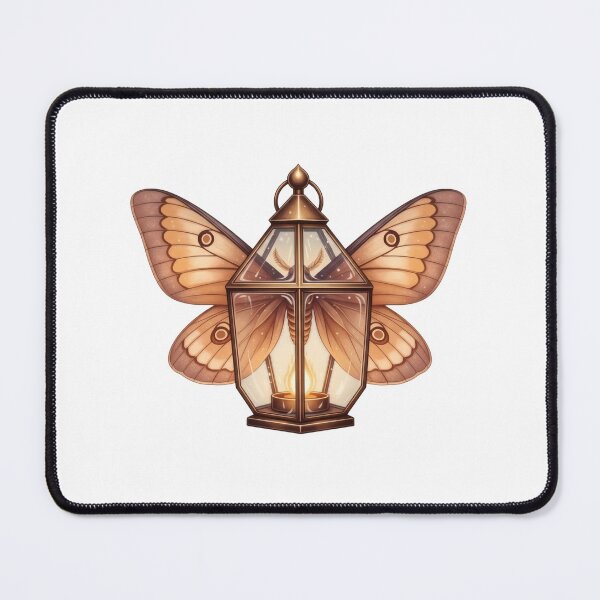 Item preview, Vintage Bronze Lantern With Ethereal Moth Wings Floating Light Concept designed and sold by AbanoubStore.