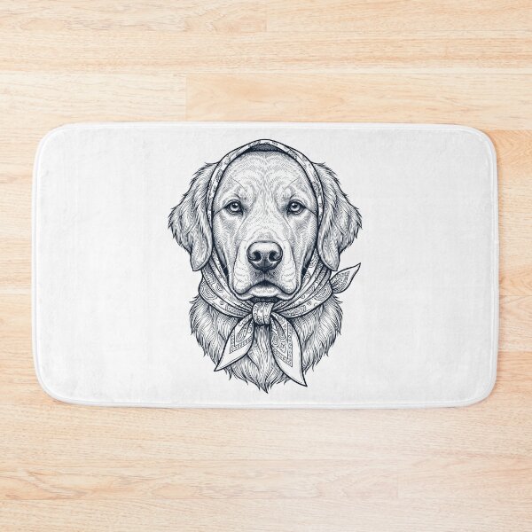 Item preview, Funny Golden Retriever Babushka Dog Mom designed and sold by DoodleTortle.