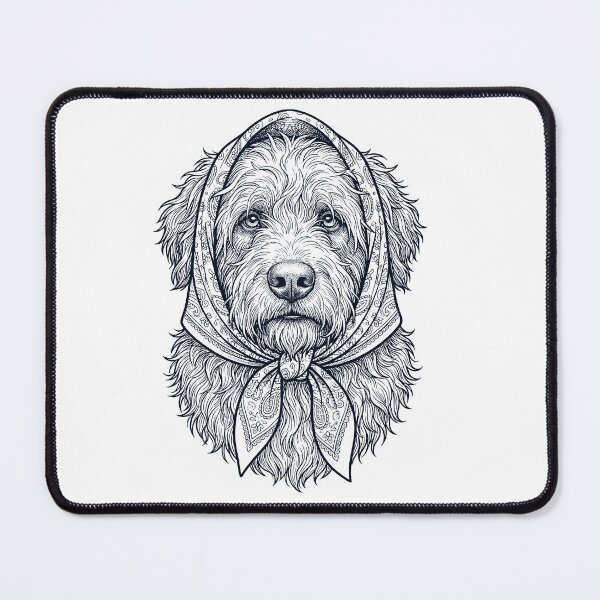 Item preview, Funny Goldendoodle Babushka Dog Mom designed and sold by DoodleTortle.
