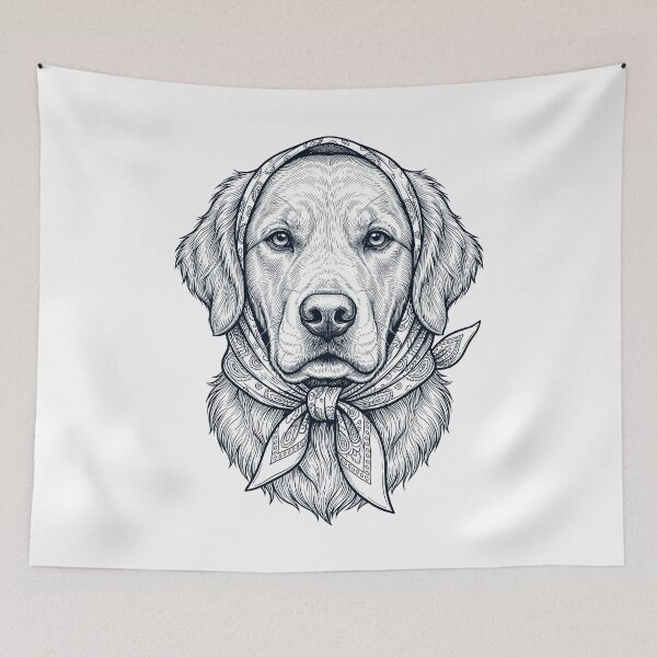 Item preview, Funny Golden Retriever Babushka Dog Mom designed and sold by DoodleTortle.