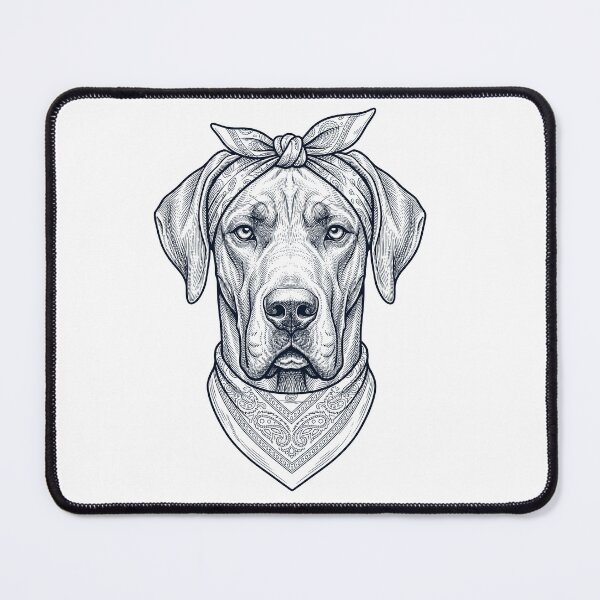 Item preview, Funny Great Dane Babushka Dog Mom designed and sold by DoodleTortle.