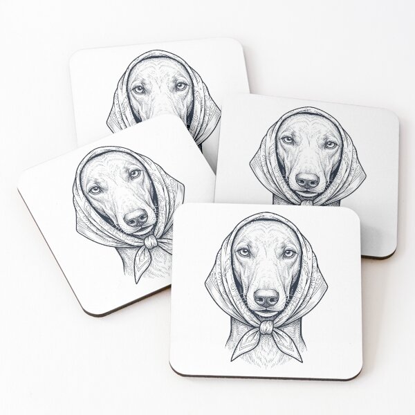 Item preview, Funny Greyhound Babushka Dog Mom designed and sold by DoodleTortle.