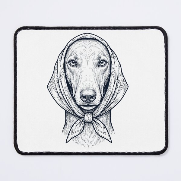 Item preview, Funny Greyhound Babushka Dog Mom designed and sold by DoodleTortle.